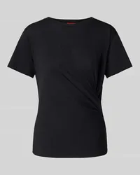 MAX&Co. T-Shirt mit Raffung Modell 'Agadir Black