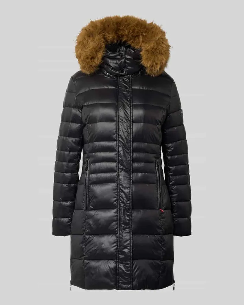 Frieda & Freddies Steppjacke mit Reißverschlusstaschen Modell 'DALIA Black