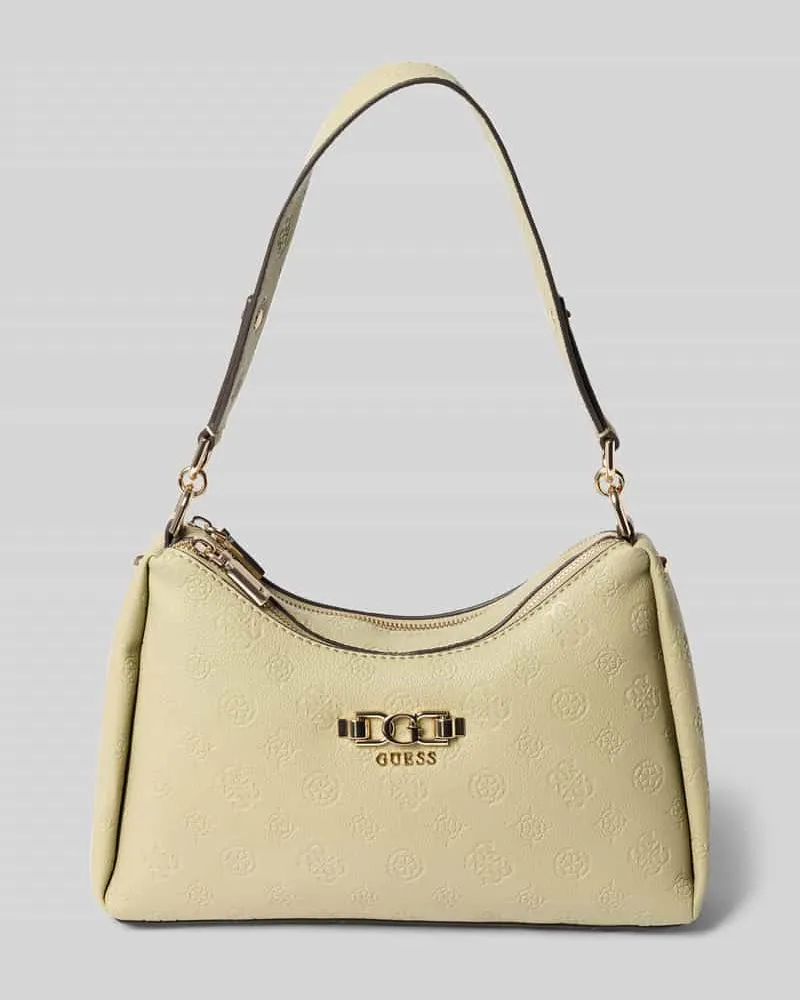 Guess Shoulder Bag in Leder-Optik mit Logo-Detail Modell 'Anise Mint