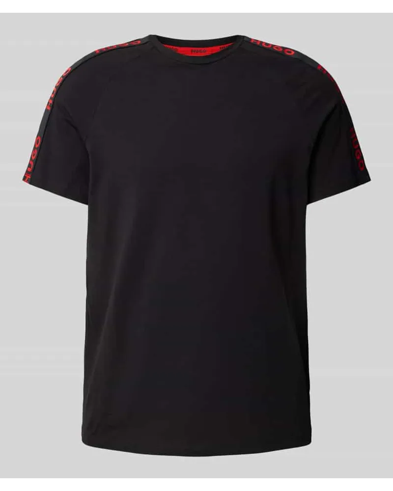 HUGO BOSS T-Shirt mit Label-Details Modell 'Sporty Black