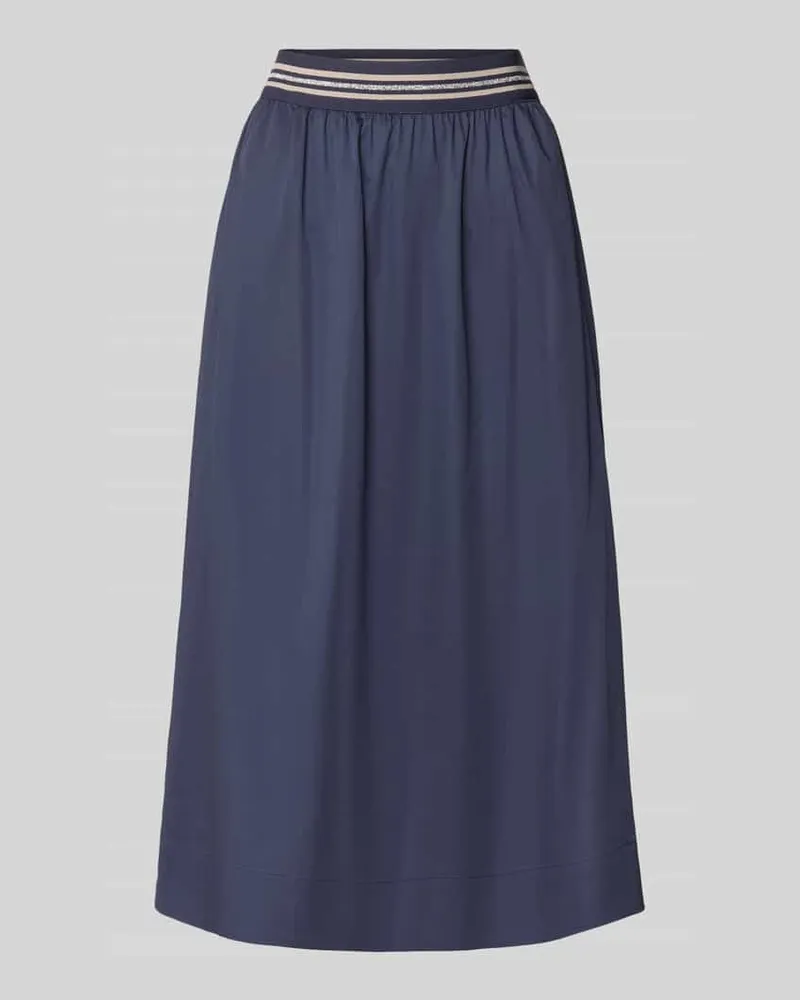 White Label Midirock mit elastischem Bund Marine