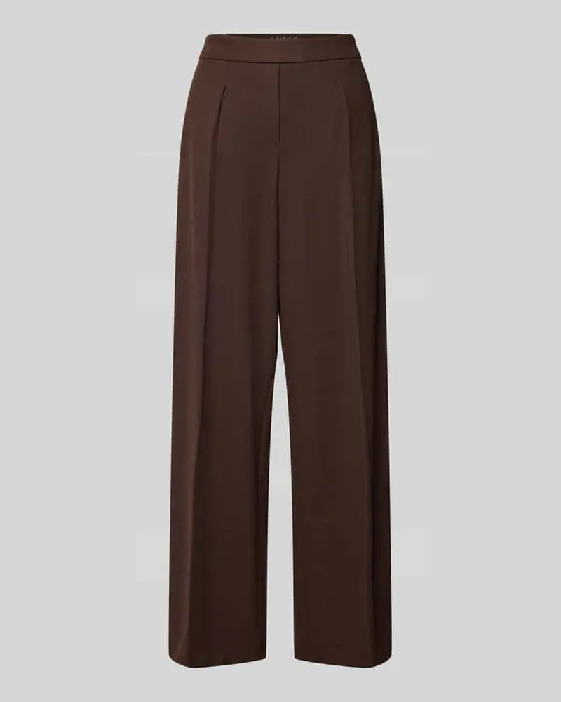 SteHmann Stoffhose mit elastischem Bund Modell 'Francis Dunkelbraun