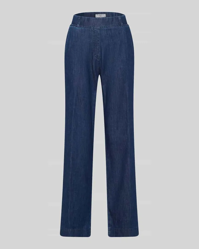 Brax Flared Jeans aus Baumwoll-Mix Modell 'PAM Dunkelblau