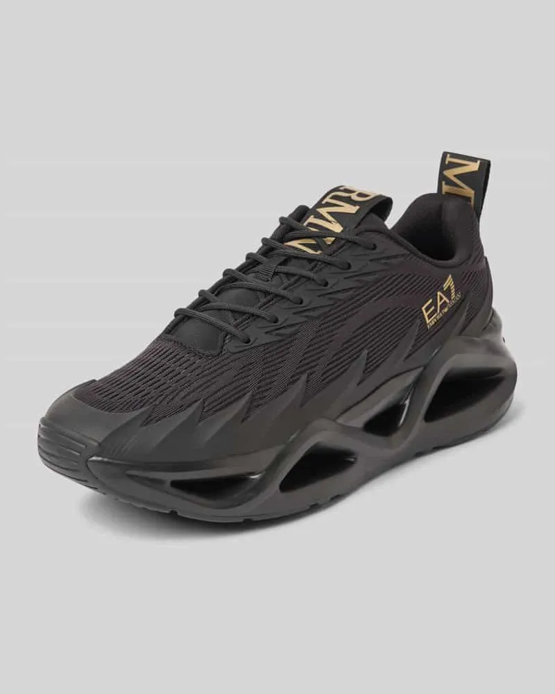 EA7 Sneaker mit Logo-Applikation Modell 'INFINITY Black