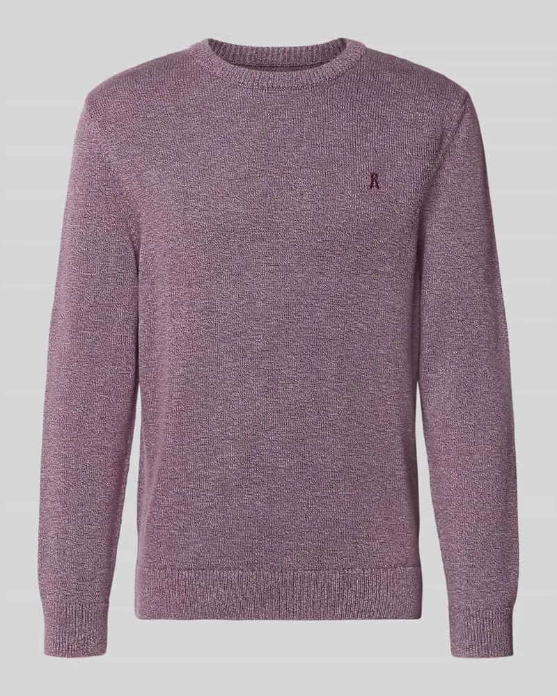 Armedangels Regular Fit Pullover aus reiner Baumwolle Modell 'ALVAARIO Bordeaux