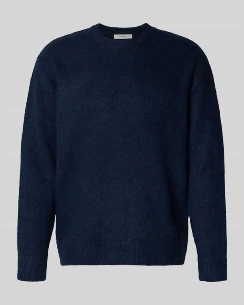 Selected Homme Relaxed Fit Strickpullover mit Woll-Anteil Modell 'RAI BRUSHED Marine