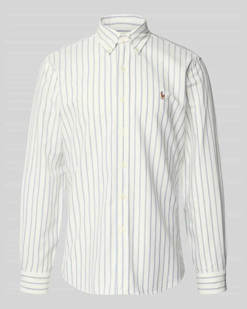 Ralph Lauren Freizeithemd mit Knopfleiste Offwhite