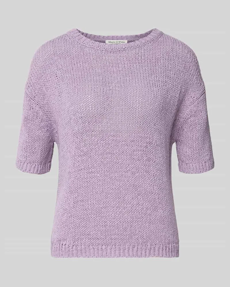 Marc O'Polo Regular Fit Pullover aus Baumwoll-Mix Flieder