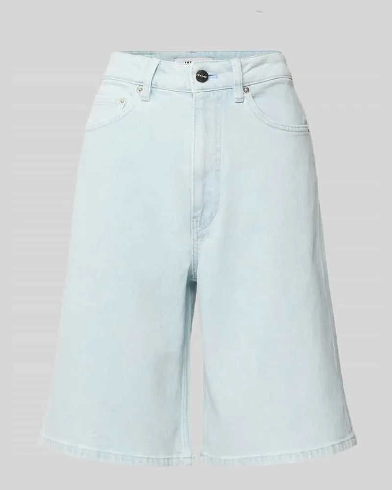 IVY & OAK Baggy Fit Jeansshorts im 5-Pocket-Design Modell 'PIRI Bleu
