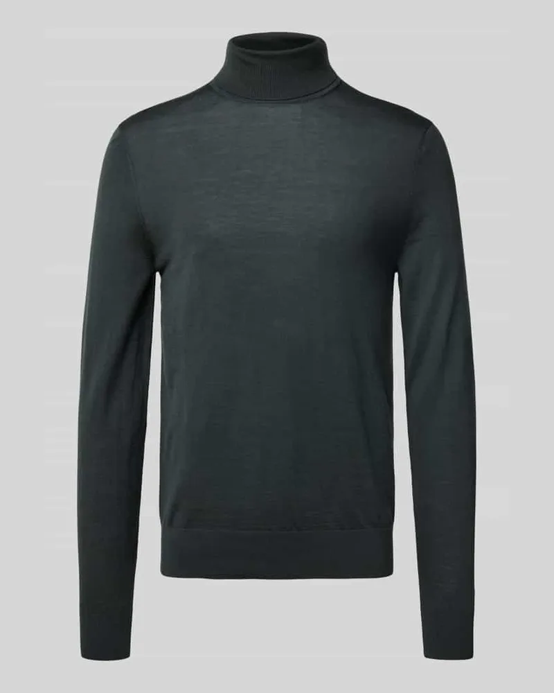 Tiger of Sweden Strickpullover mit Rollkragen Modell 'Neville Gruen