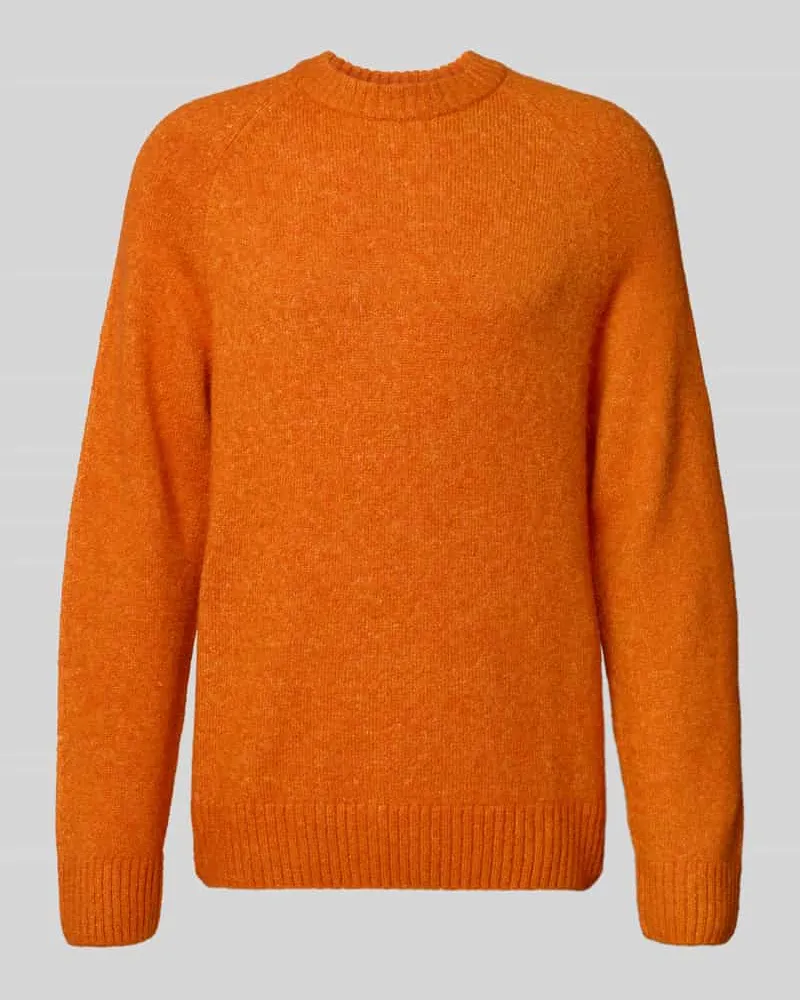 LES DEUX Pullover mit Woll-Anteil Modell 'Gilbert Orange
