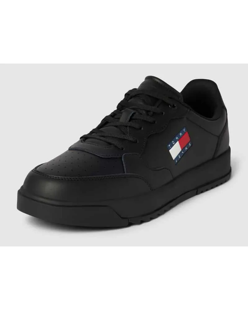 Tommy Hilfiger Sneaker mit Label-Detail Black