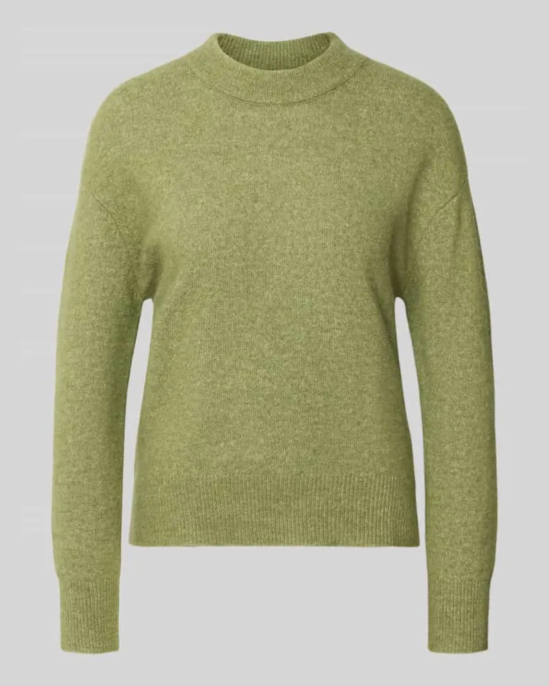 Samsøe & Samsøe Wollpullover mit Alpaka-Anteil Hellgruen