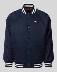 Tommy Hilfiger Bomberjacke mit Label-Stitching Marine