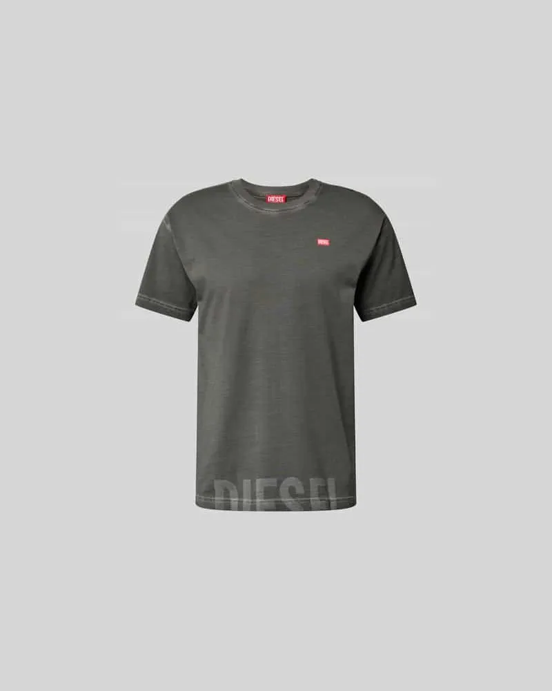 Diesel T-Shirt mit Label-Prints Black
