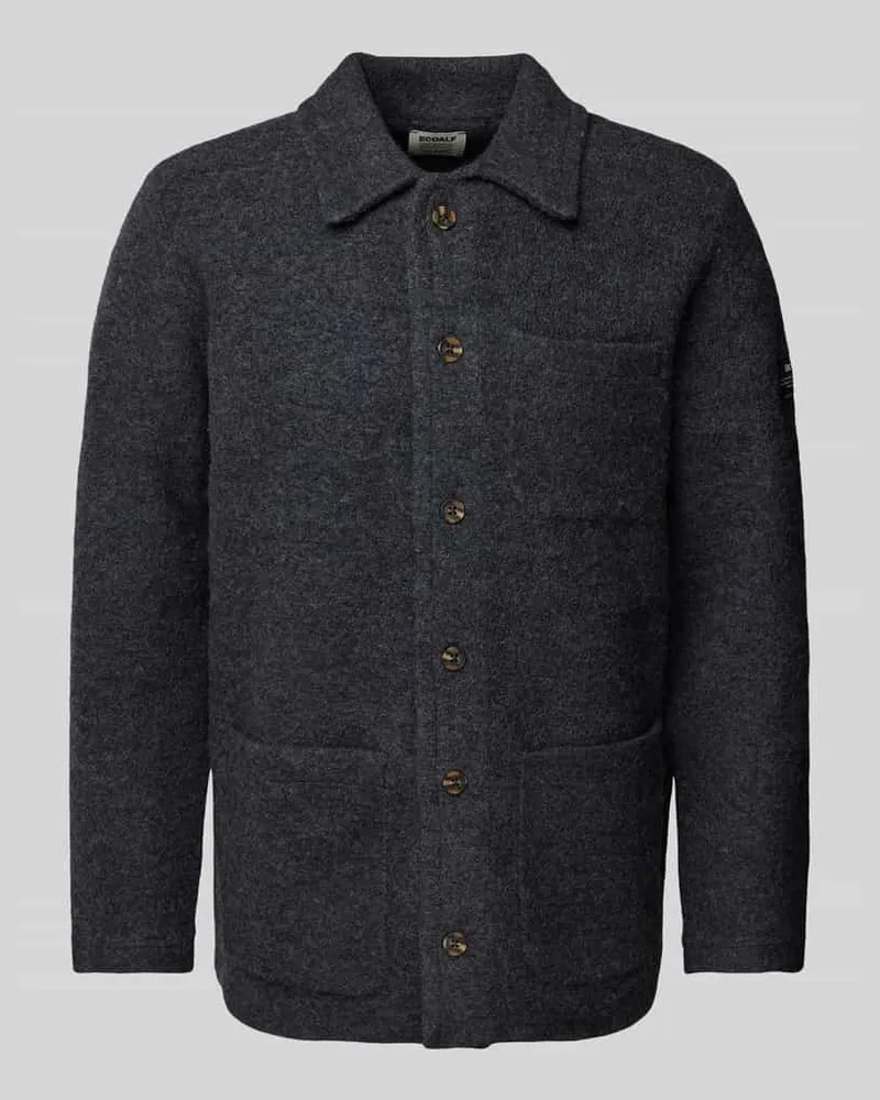 ECOALF Strickjacke mit Knopfleiste Modell 'RIMOALF Mittelgrau
