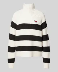 Tommy Hilfiger Strickpullover mit Label-Stitching Beige