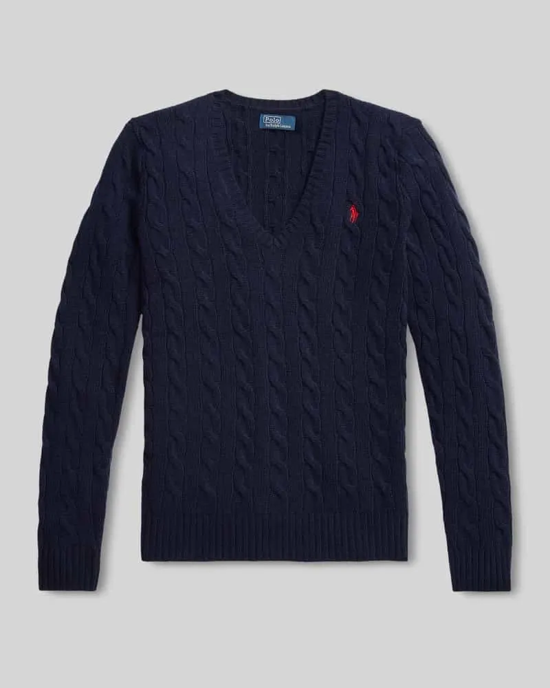 Ralph Lauren Regular Fit Pullover aus Woll-Mix mit Kaschmir-Anteil Marine