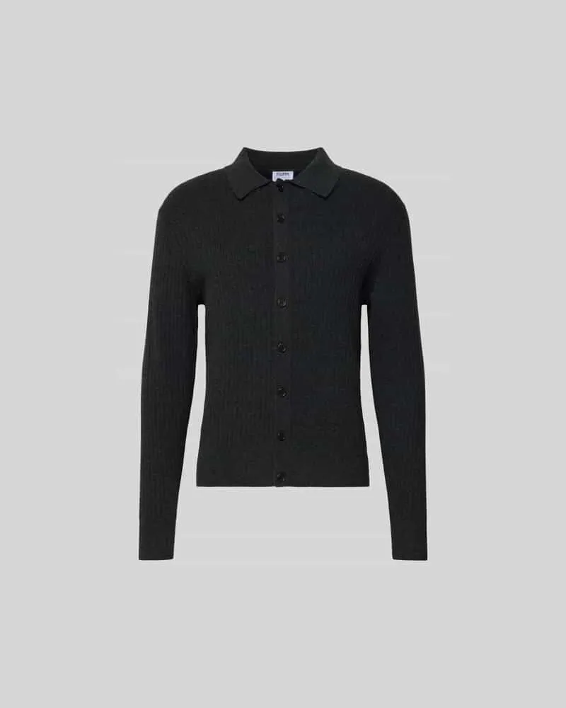 Filippa K Strickjacke mit Knopfleiste Black