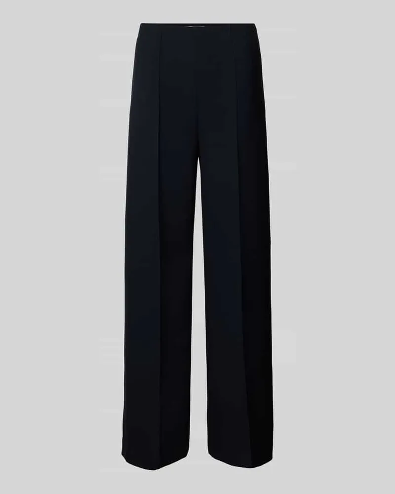 Tommy Hilfiger Wide Leg Stoffhose mit Viskose-Anteil Modell 'PUNTO Marine