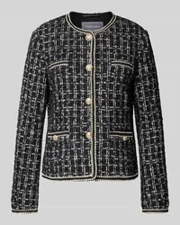 White Label Blazer in Bouclé-Optik Black