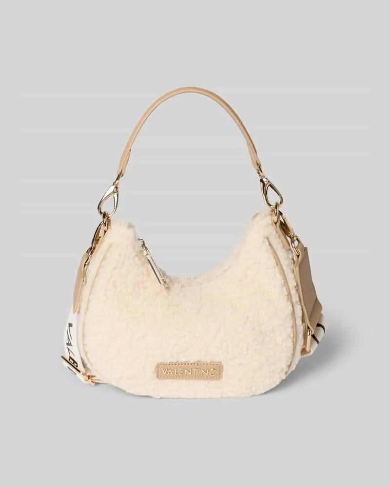 Valentino Bags Handtasche aus Teddyfell Beige