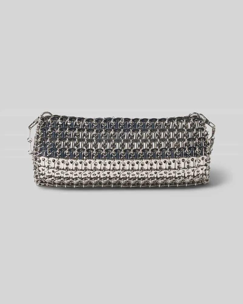Paco Rabanne Shoulder Bag in Gliederketten-Optik Silber