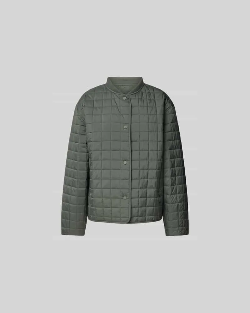 Closed Steppjacke mit Knopfleiste Gruen