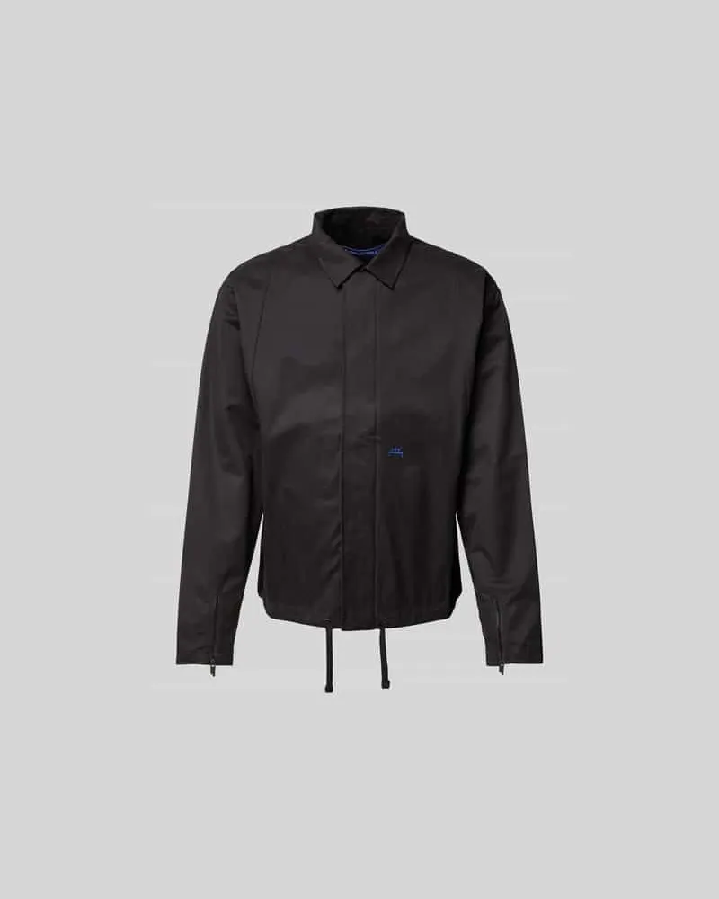 A-COLD-WALL* Hemdjacke mit Kentkragen Black