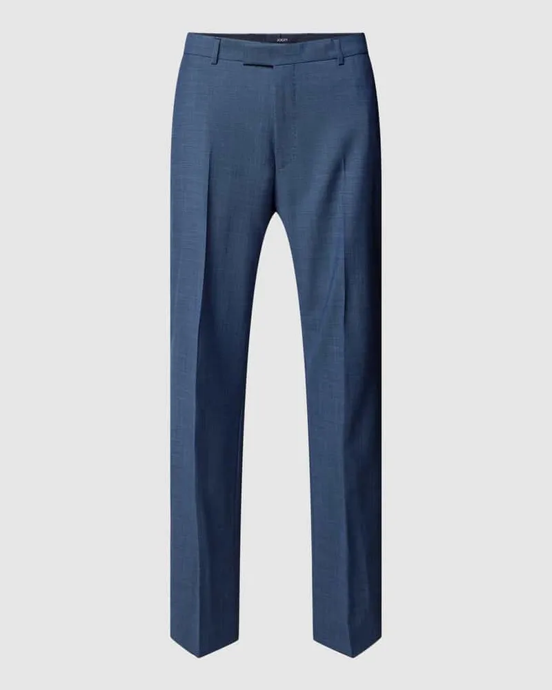 JOOP! Modern Fit Anzughose mit Bügelfalten Modell 'Brad Blau