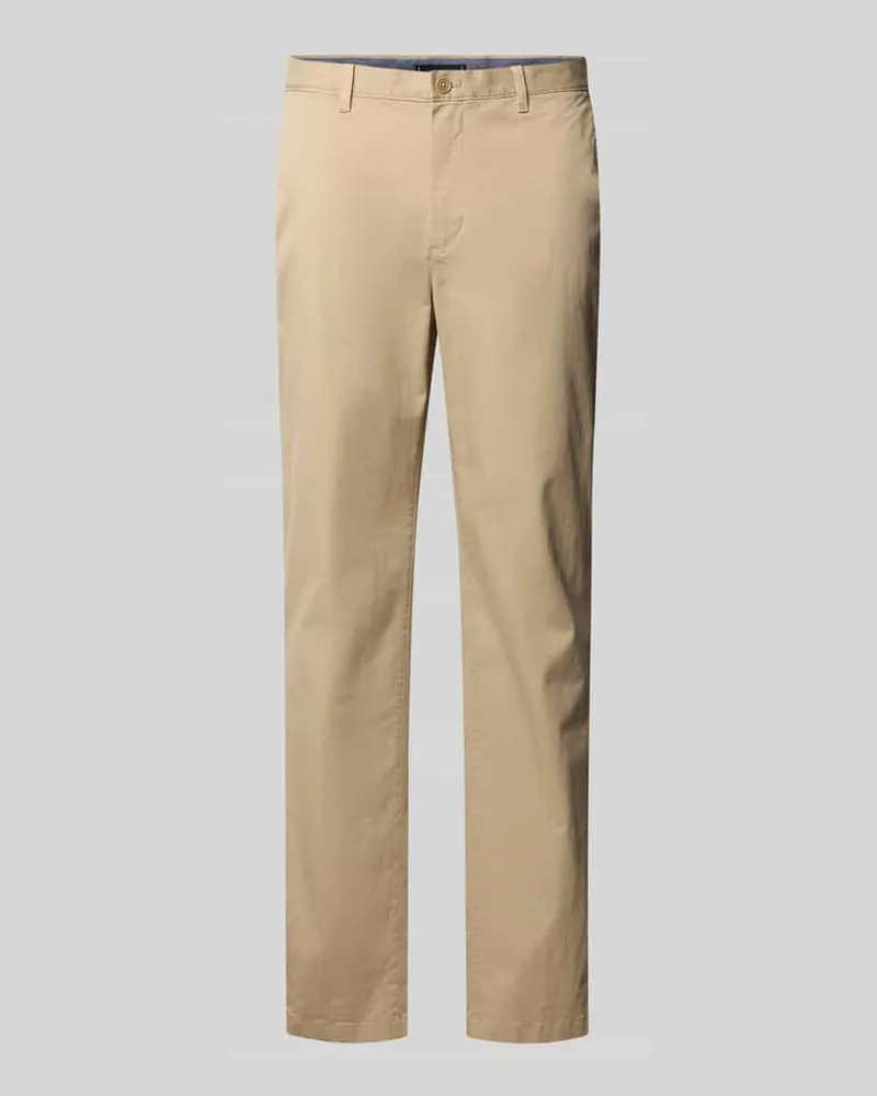 Tommy Hilfiger Regular Fit Chino aus Baumwoll-Mix Beige