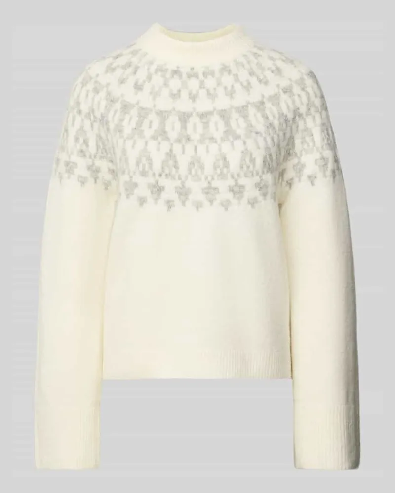 OPUS Strickpullover im Norweger-Look Modell 'Porway Ecru