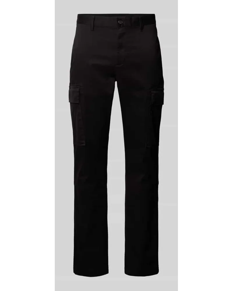 Michael Kors Tapered Fit Chino mit Cargotaschen Black