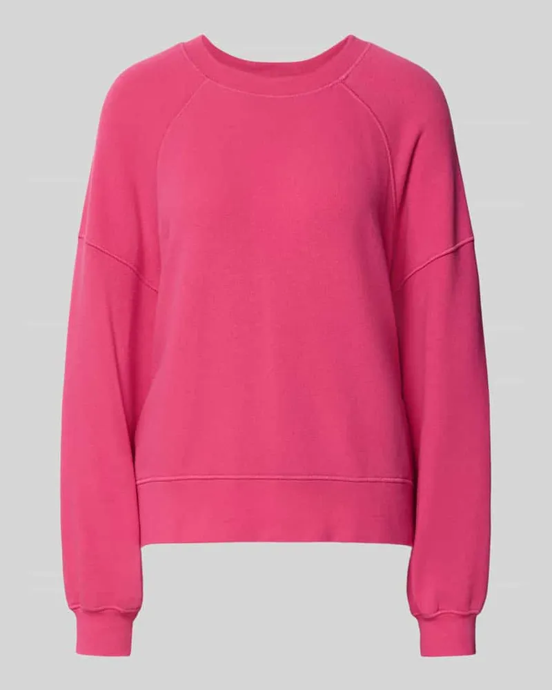 American Vintage Oversized Sweatshirt mit Rundhalsausschnitt Modell 'ATUBAY Pink
