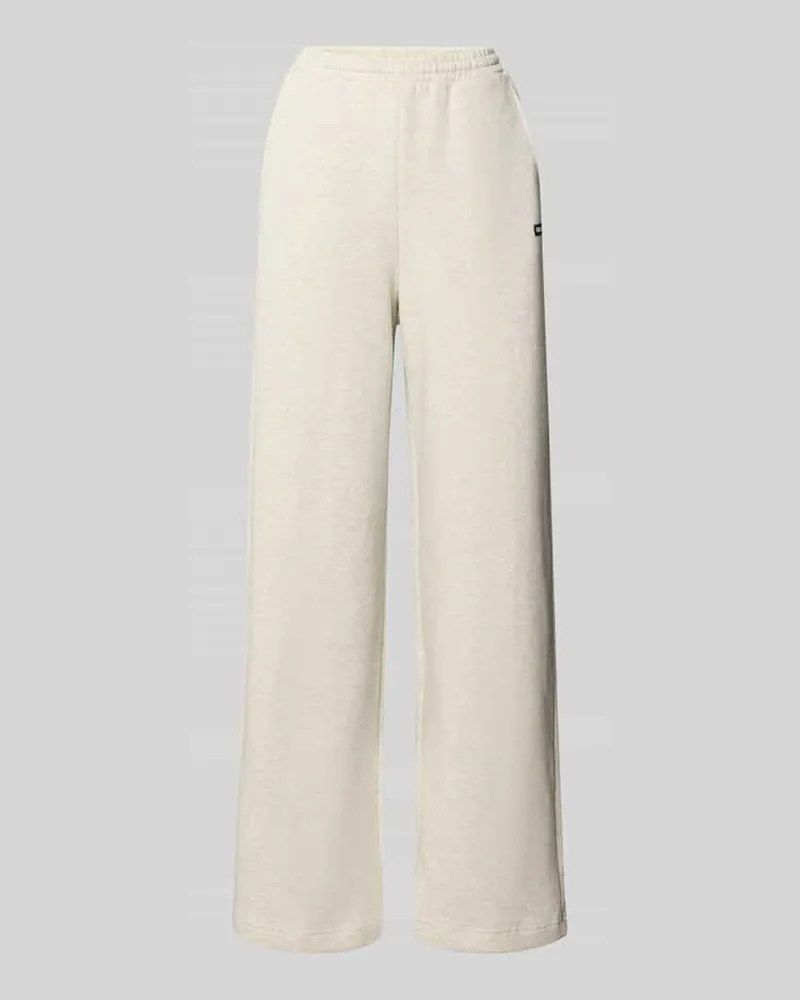 ROTATE Birger Christensen Sweatpants aus reiner Baumwolle Offwhite
