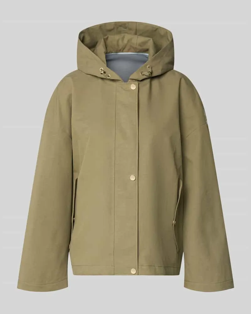 G-Lab Jacke mit Kapuze und versiegelten Nähten Modell 'ELLE Oliv