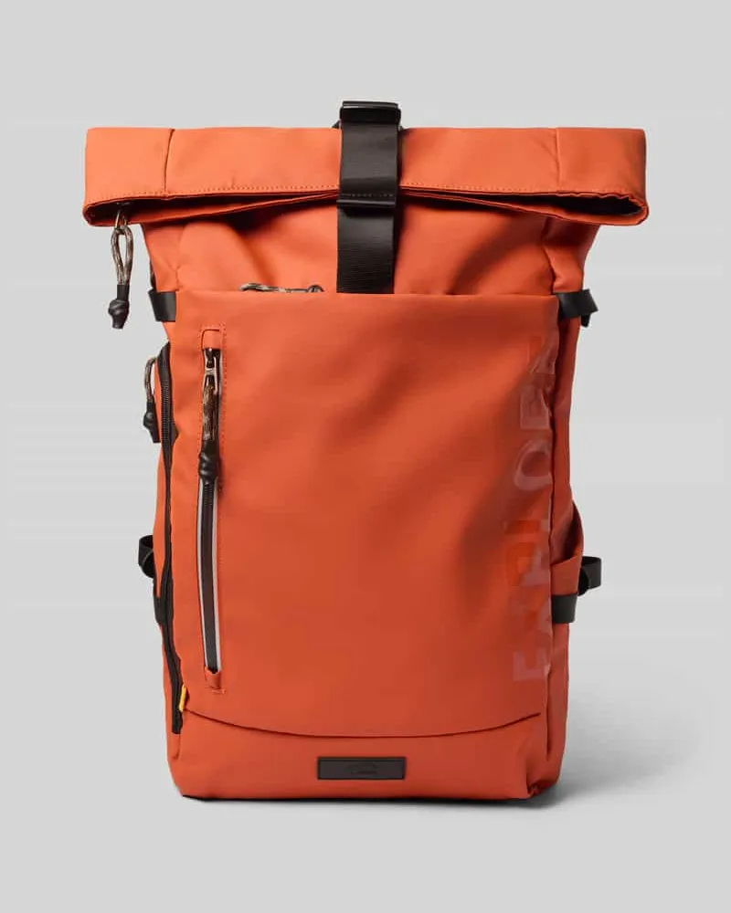 Camel Active Rucksack mit Statement-Print Modell 'EXPLORE Orange