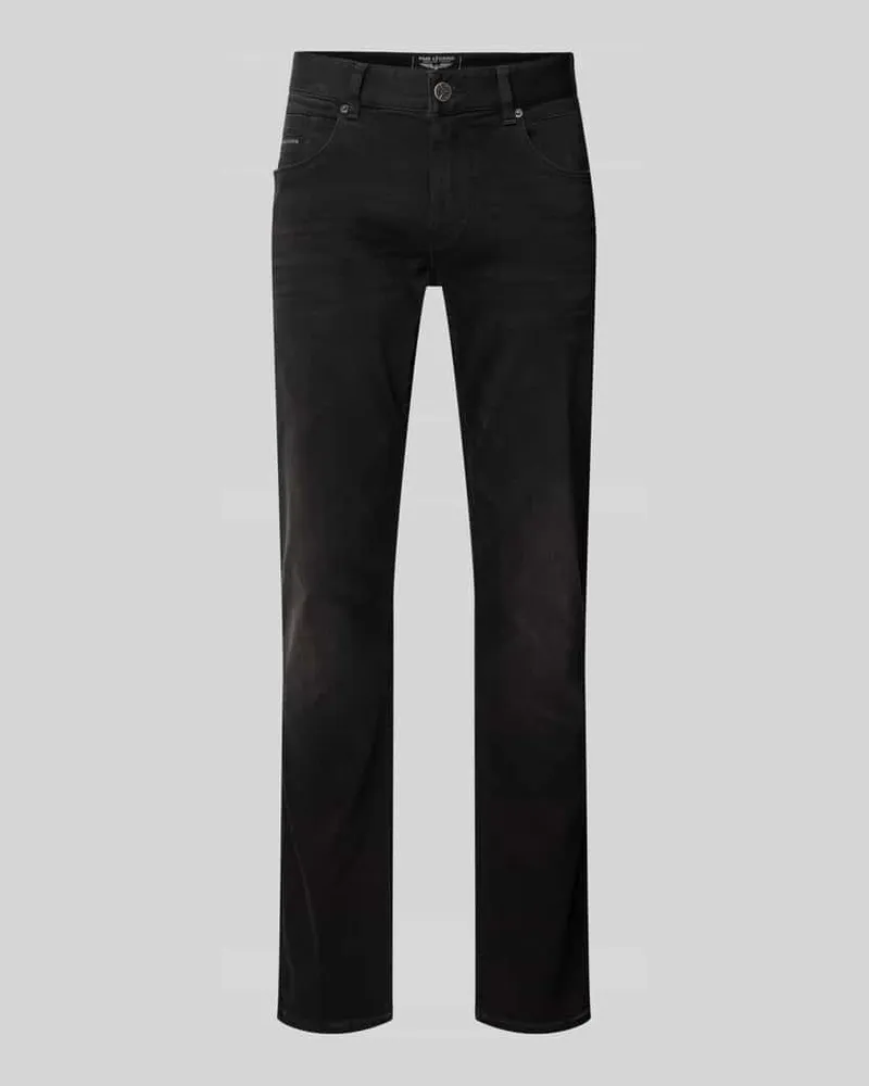PME Legend Regular Fit Jeans aus Baumwoll-Mix Modell 'NIGHTFLIGHT Black