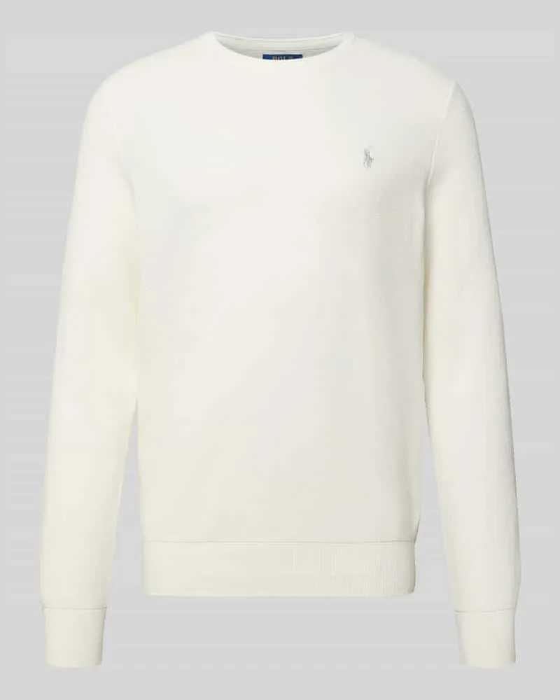 Ralph Lauren Strickpullover mit Label-Stitching Offwhite