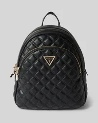 Guess Rucksack in Leder-Optik Modell 'GIULLY FLAP Black