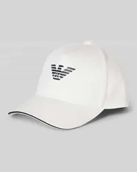 Emporio Armani Cap mit verstärktem Schirm Offwhite