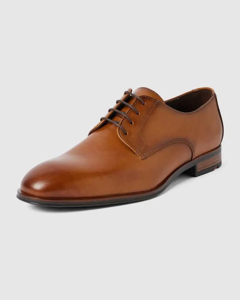 Lloyd Derby-Schuhe aus Leder Modell 'Sabre Cognac