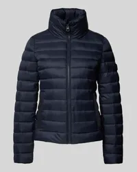 Marc O'Polo Slim Fit Steppjacke mit hohem Stehkragen Marine