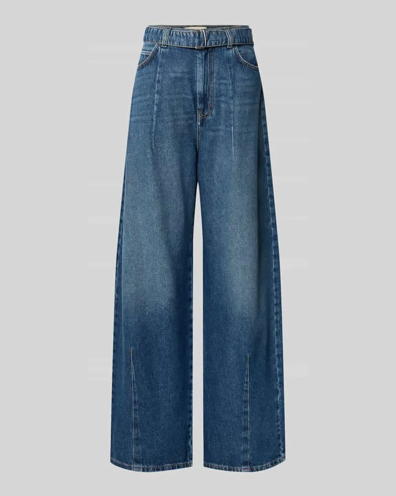 Max Mara Barrel Jeans aus reiner Baumwolle Modell 'MADIA Jeansblau