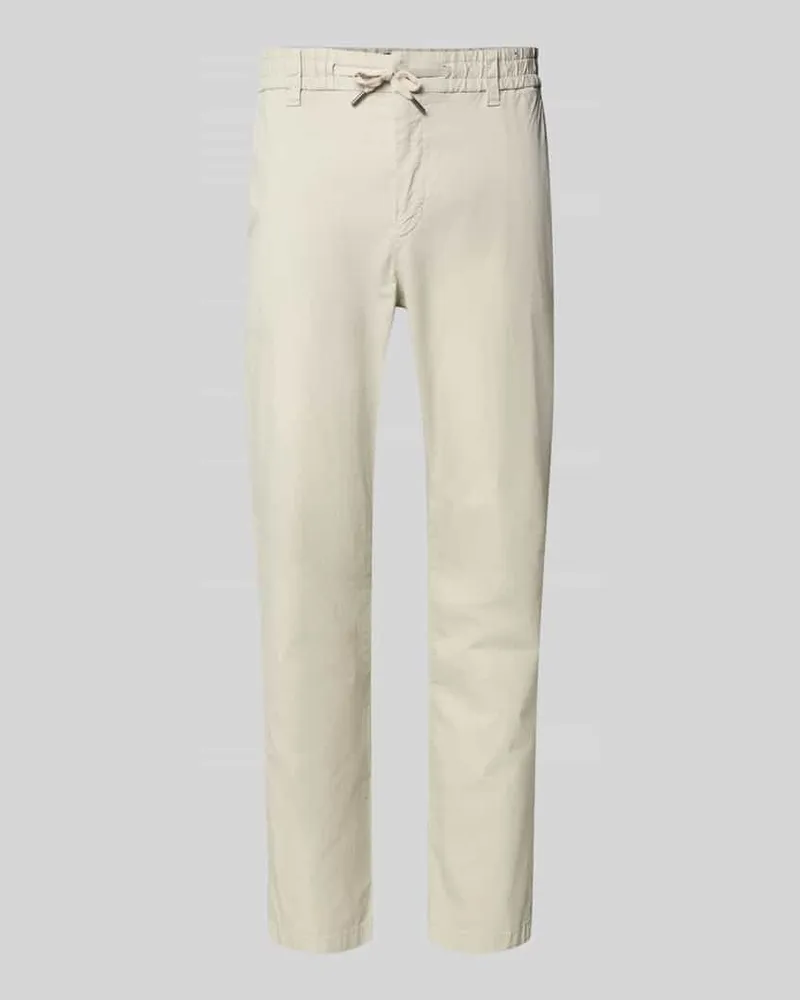 HUGO BOSS Tapered Chino aus Baumwoll-Mix Modell 'CHINO-TAPERED-DS-10 Beige