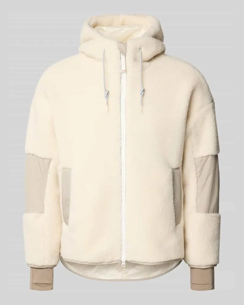 Bogner Teddyjacke mit Kapuze Modell 'NAERA Offwhite