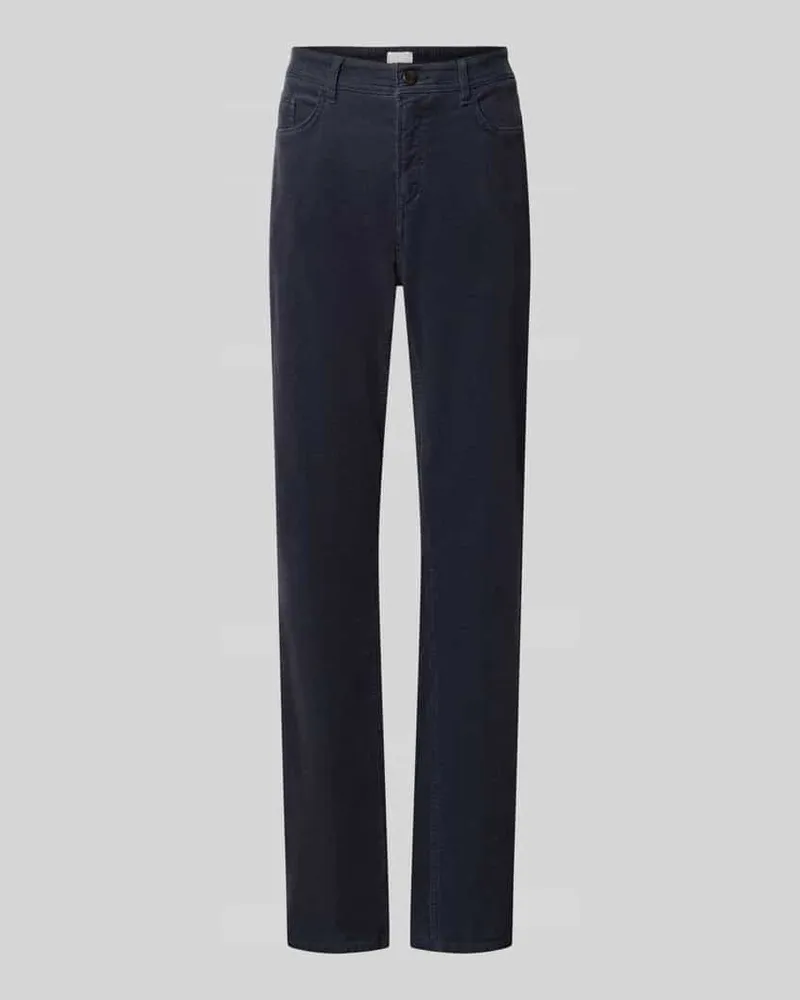 Brax Schmale Hose aus Baumwoll-Lyocell-Mix Modell 'CAROLA Marine