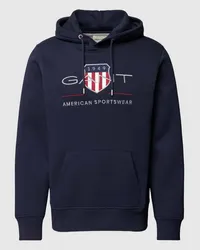 Gant Hoodie mit Label-Stitching Modell 'ARCHIVE SHIELD Marine