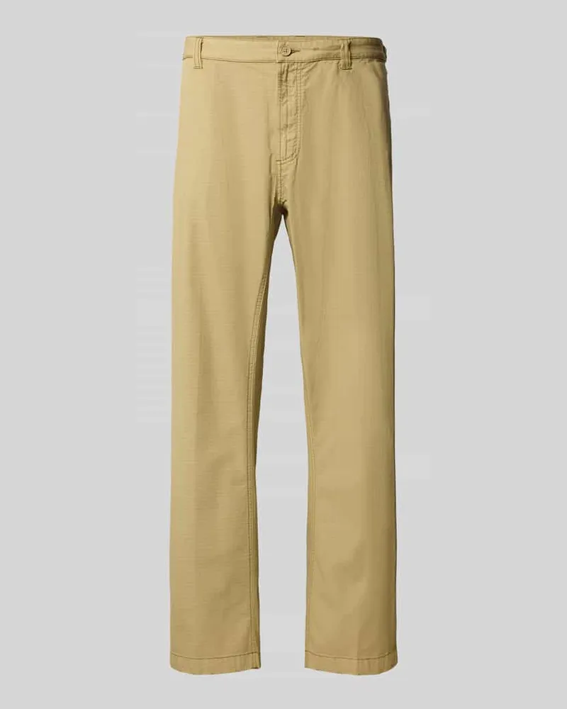 Diesel Straight Fit Hose aus reiner Baumwolle Beige
