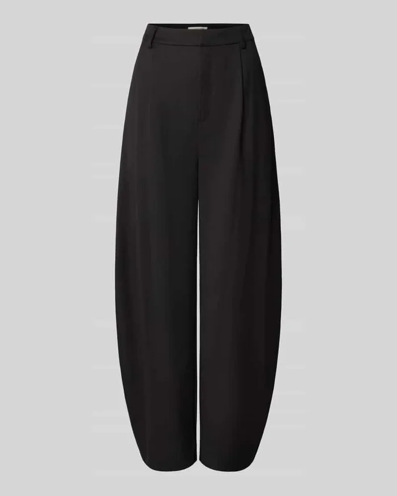 Gestuz Barrel Fit Hose mit Viskose-Anteil Modell 'Callia Black